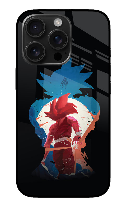 Goku iPhone 16 Pro Glass Case