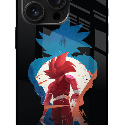 Goku iPhone 16 Pro Glass Case Back Cover by Casekaro
