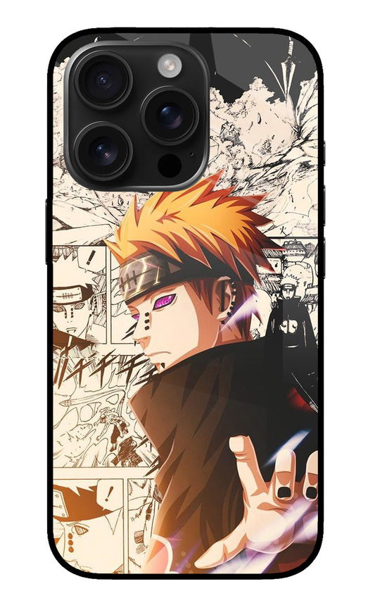 Pain Anime iPhone 16 Pro Glass Case