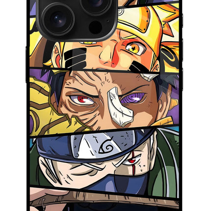 Naruto Character iPhone 16 Pro Glass Case