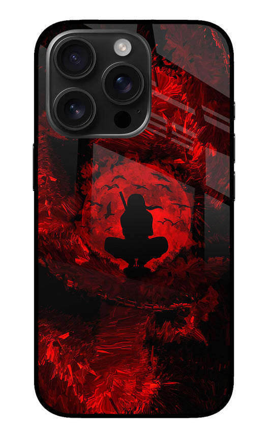 Itachi Uchiha iPhone 16 Pro Glass Case