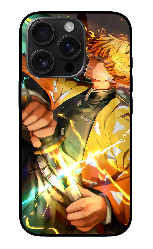 Demon Slayer iPhone 16 Pro Glass Case