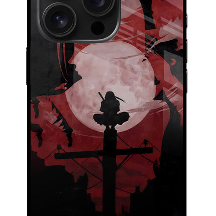 Naruto Anime iPhone 16 Pro Glass Case Back Cover by Casekaro