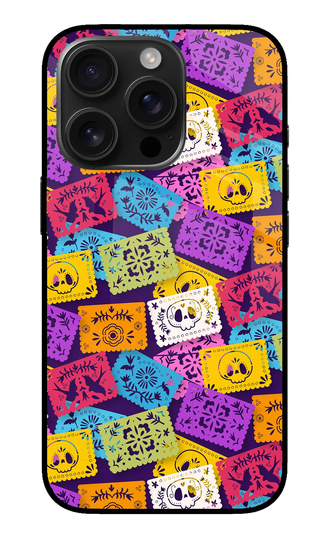 Mexican Pattern iPhone 16 Pro Back Cover