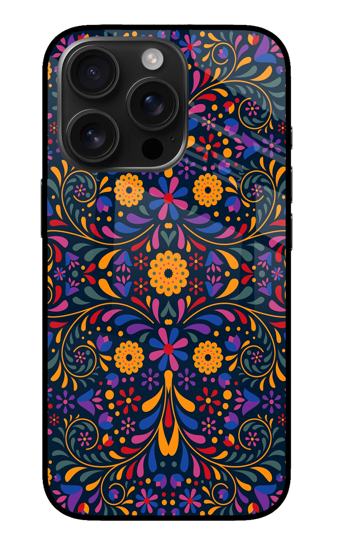 Mexican Art iPhone 16 Pro Back Cover