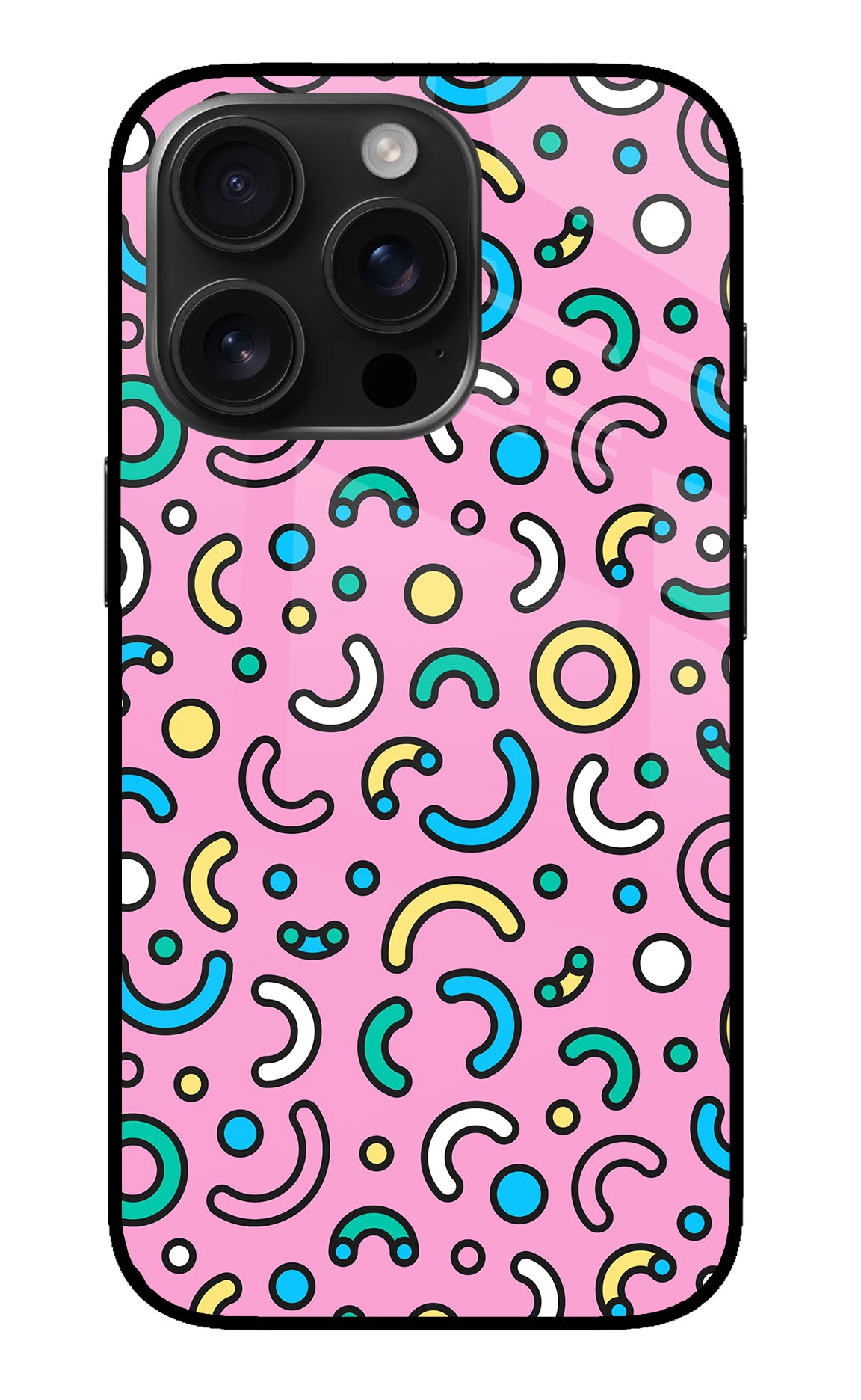 Memphis Design iPhone 16 Pro Back Cover