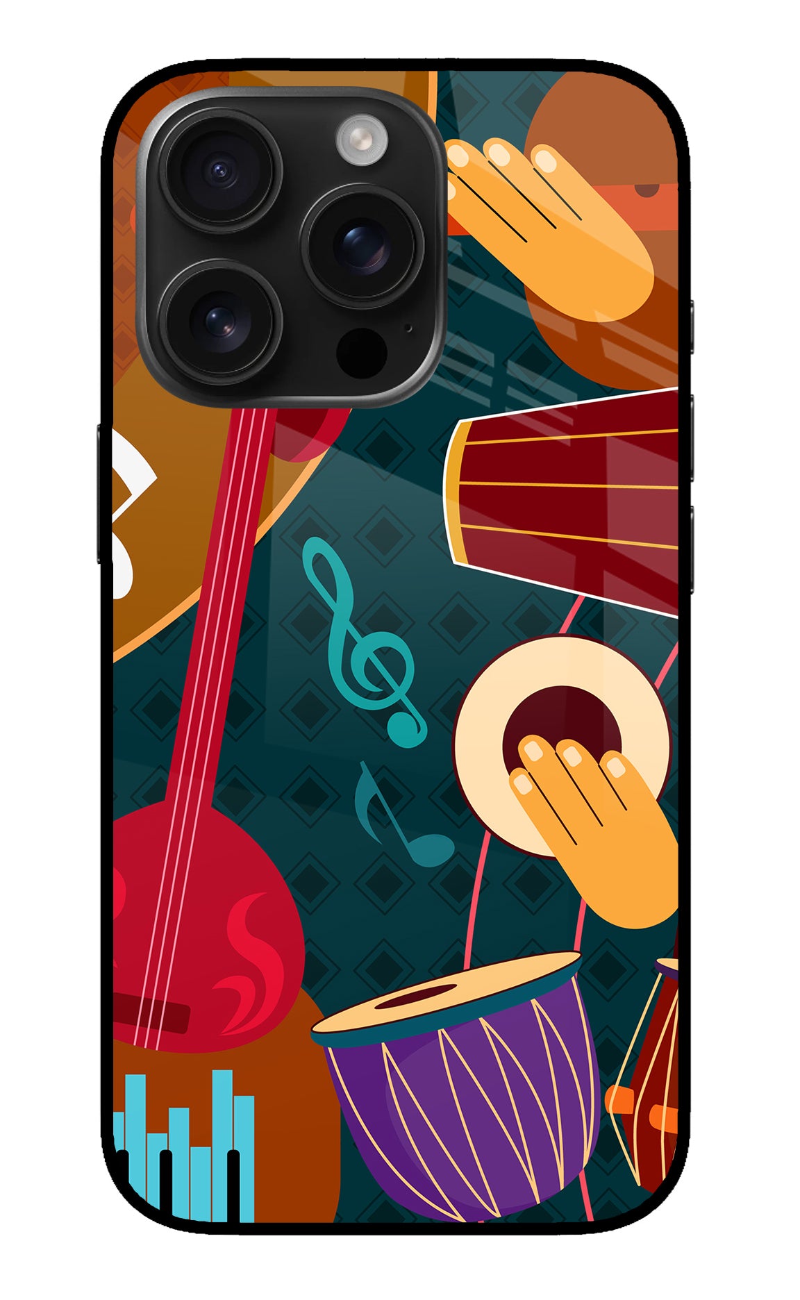 Music Instrument iPhone 16 Pro Back Cover