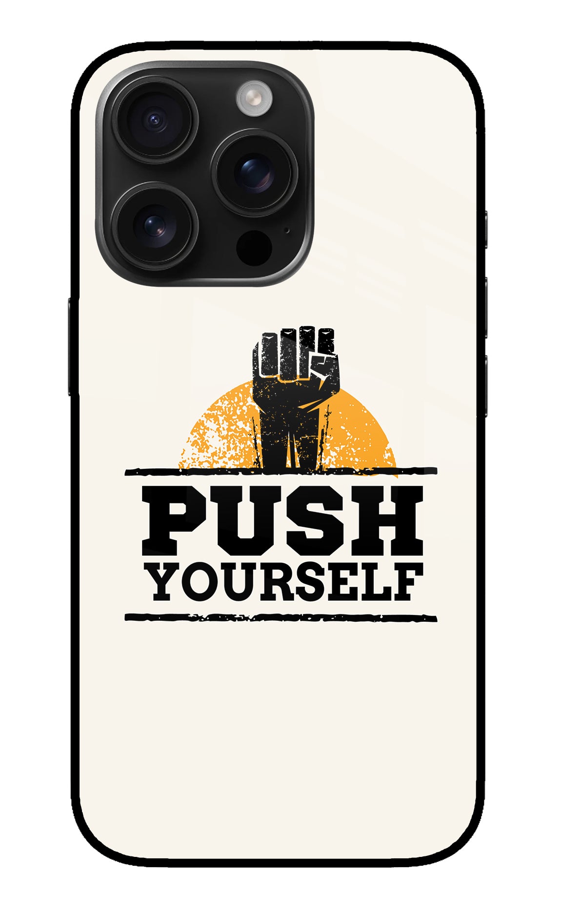 Push Yourself iPhone 16 Pro Back Cover