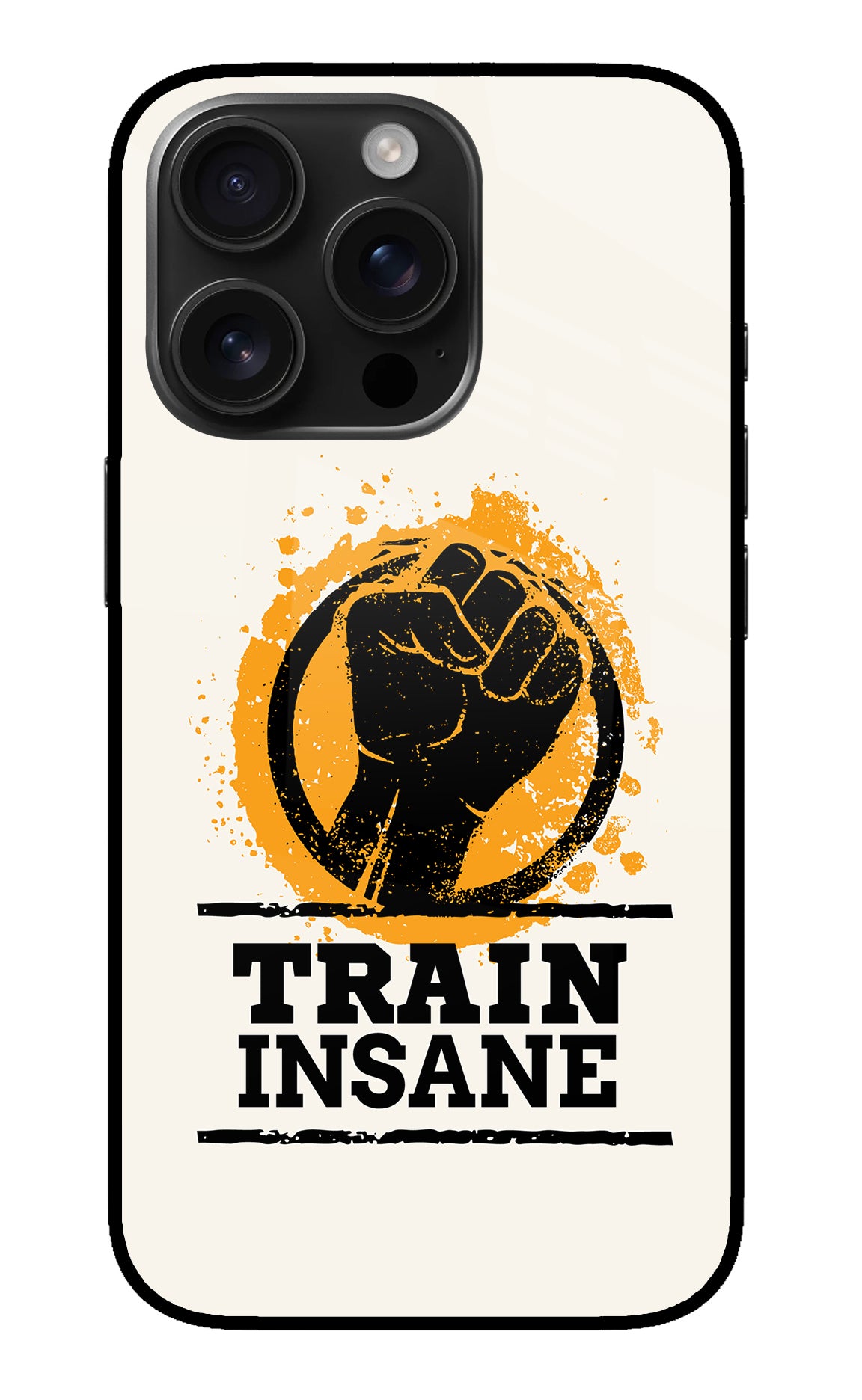 Train Insane iPhone 16 Pro Back Cover