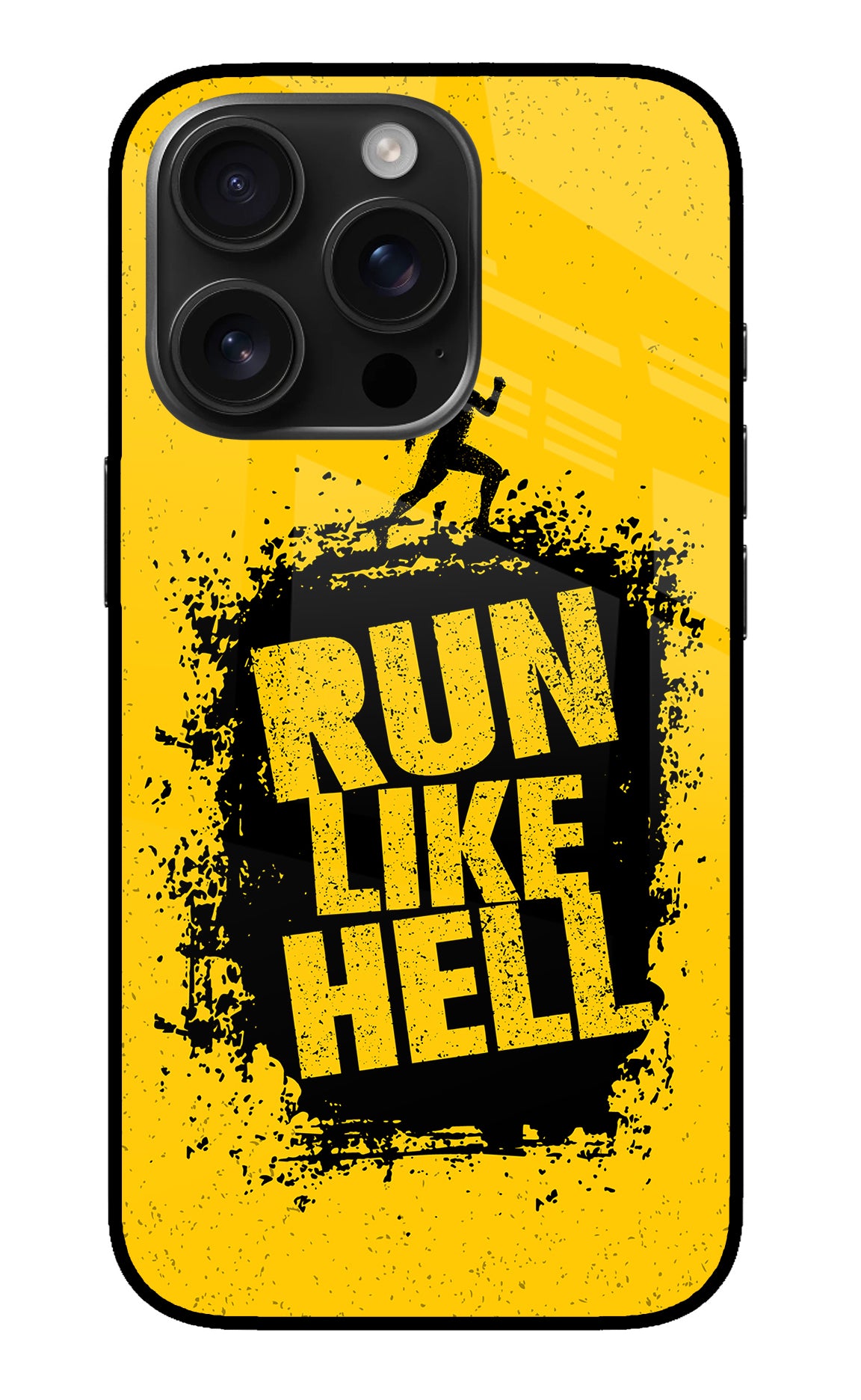 Run Like Hell iPhone 16 Pro Back Cover