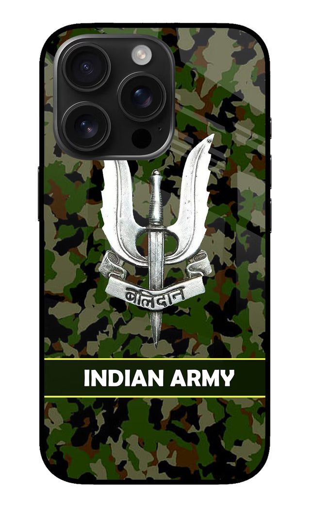 Balidan Indian Logo iPhone 16 Pro Glass Case