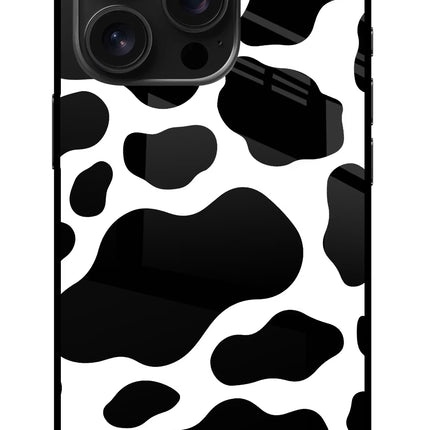 Cow Spots iPhone 16 Pro Glass Case
