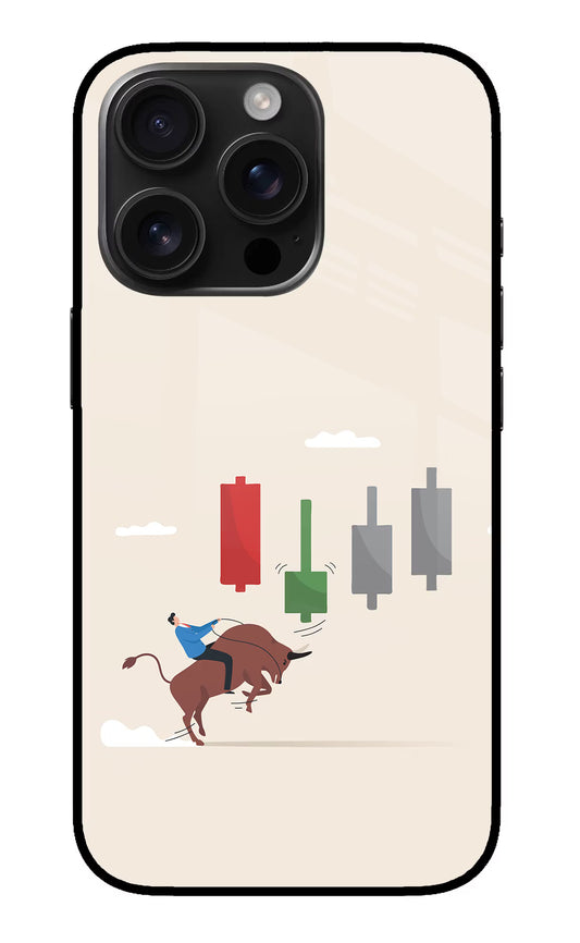 Bull Trading Momentum iPhone 16 Pro Glass Case