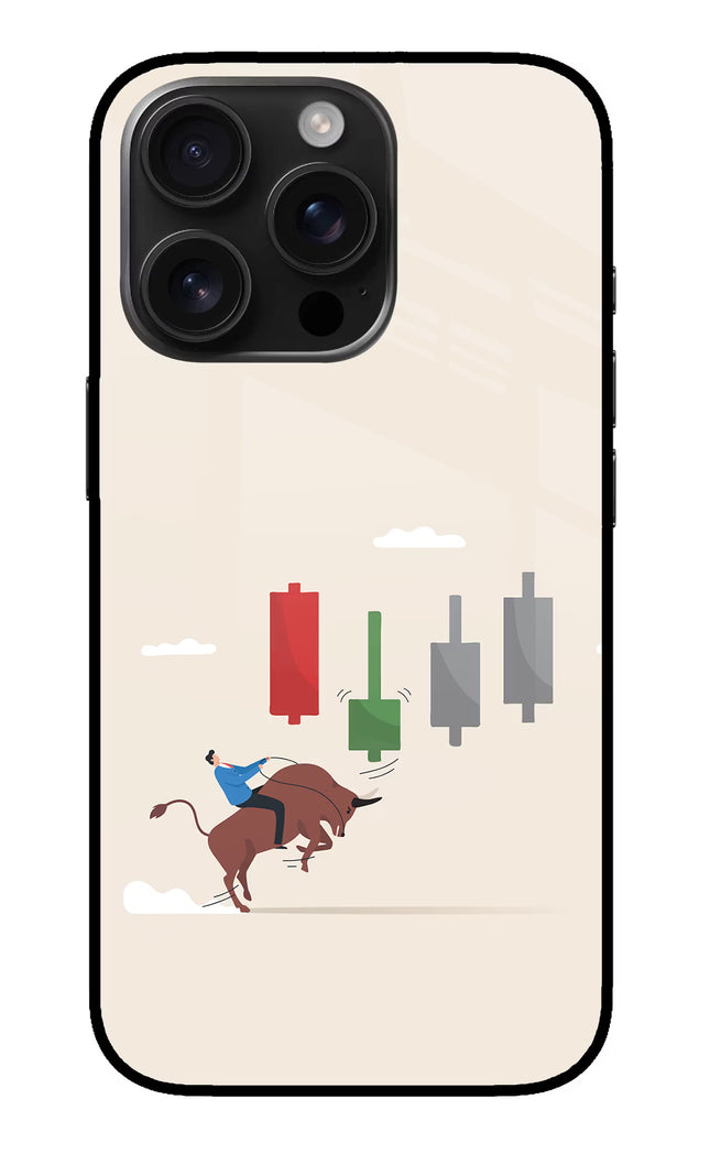 Bull Trading Momentum iPhone 16 Pro Glass Case