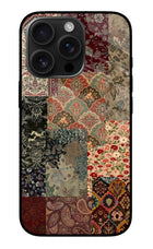 Desi Print iPhone 16 Pro Glass Case Back Cover by Casekaro