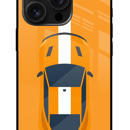 Highway Pursuit iPhone 16 Pro Glass Case Back Cover by Casekaro