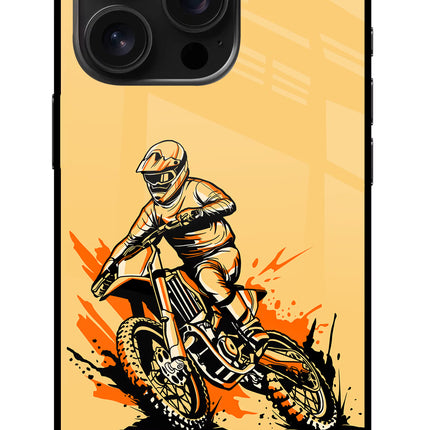 Off-Road Fury iPhone 16 Pro Glass Case Back Cover by Casekaro