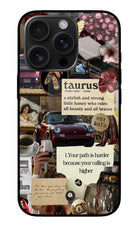 Taurus Zodiac iPhone 16 Pro Glass Case