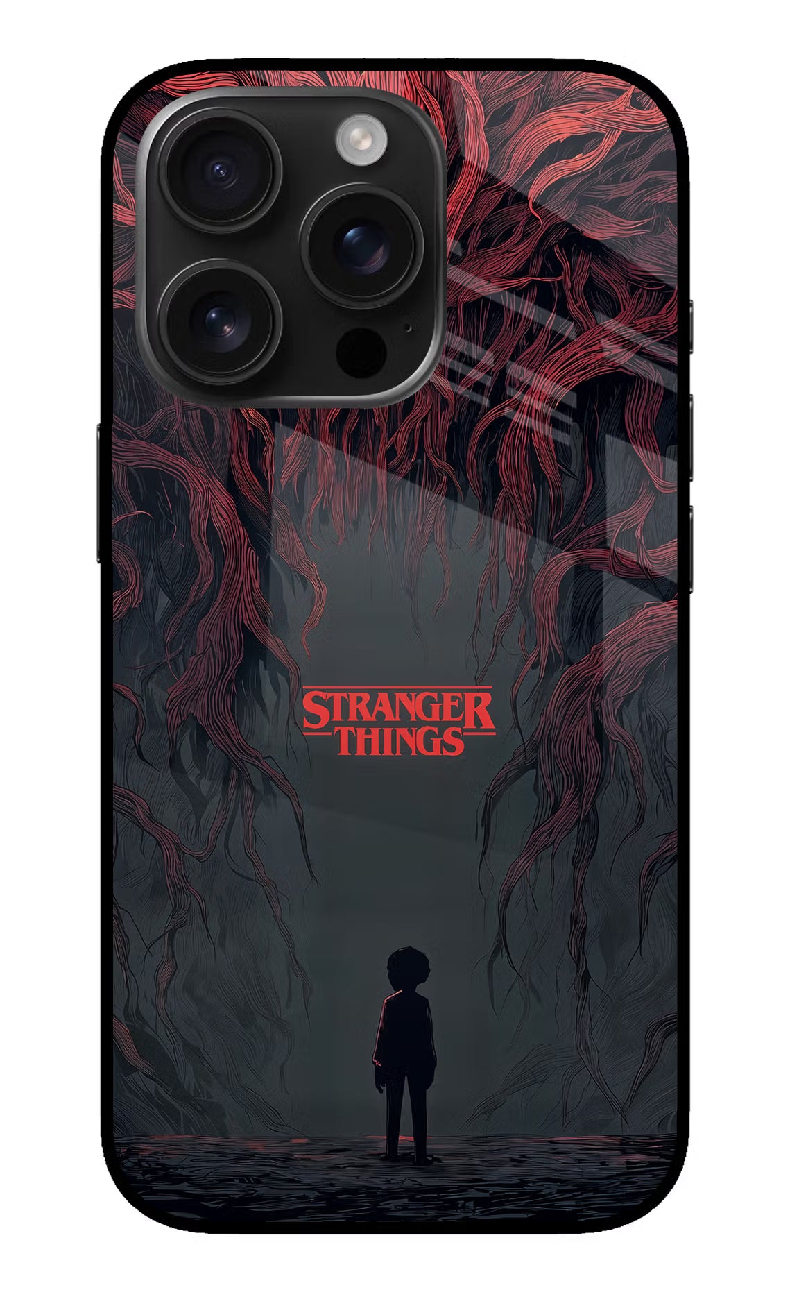 Ordinary Things Dark Side iPhone 16 Pro Glass Case Back Cover by Casekaro