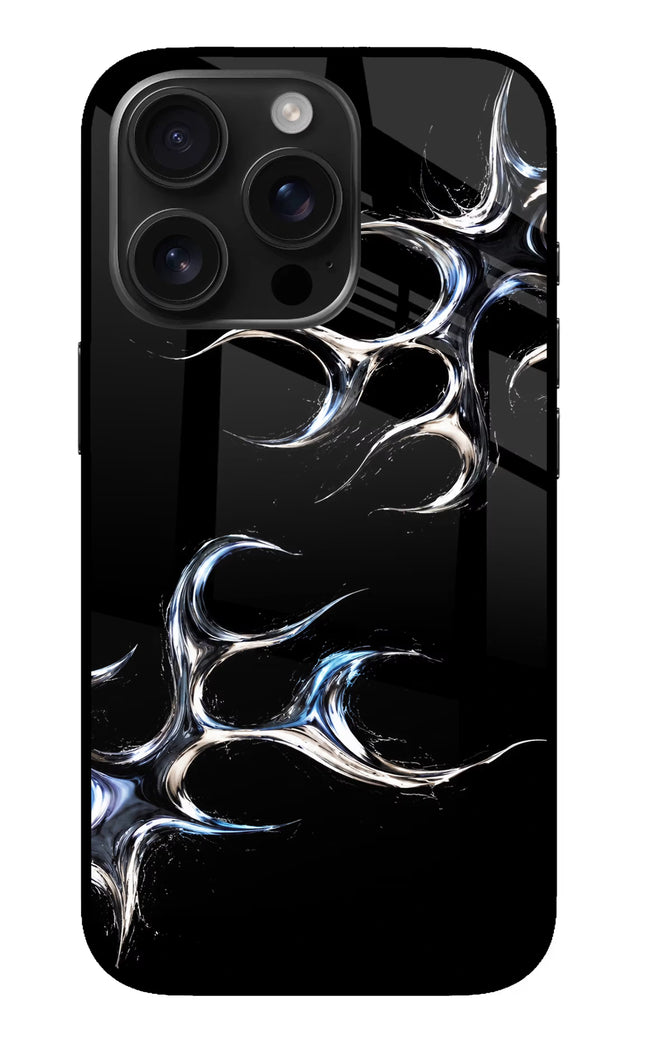 Chrome Tribal iPhone 16 Pro Glass Case