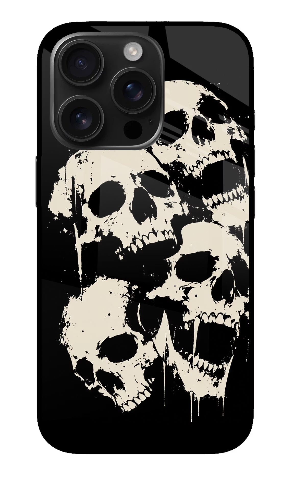 Dead Stack iPhone 16 Pro Glass Case Back Cover by Casekaro
