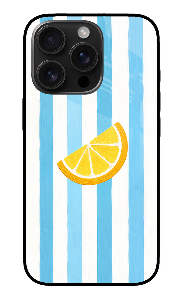 Summer Lemon iPhone 16 Pro Glass Case