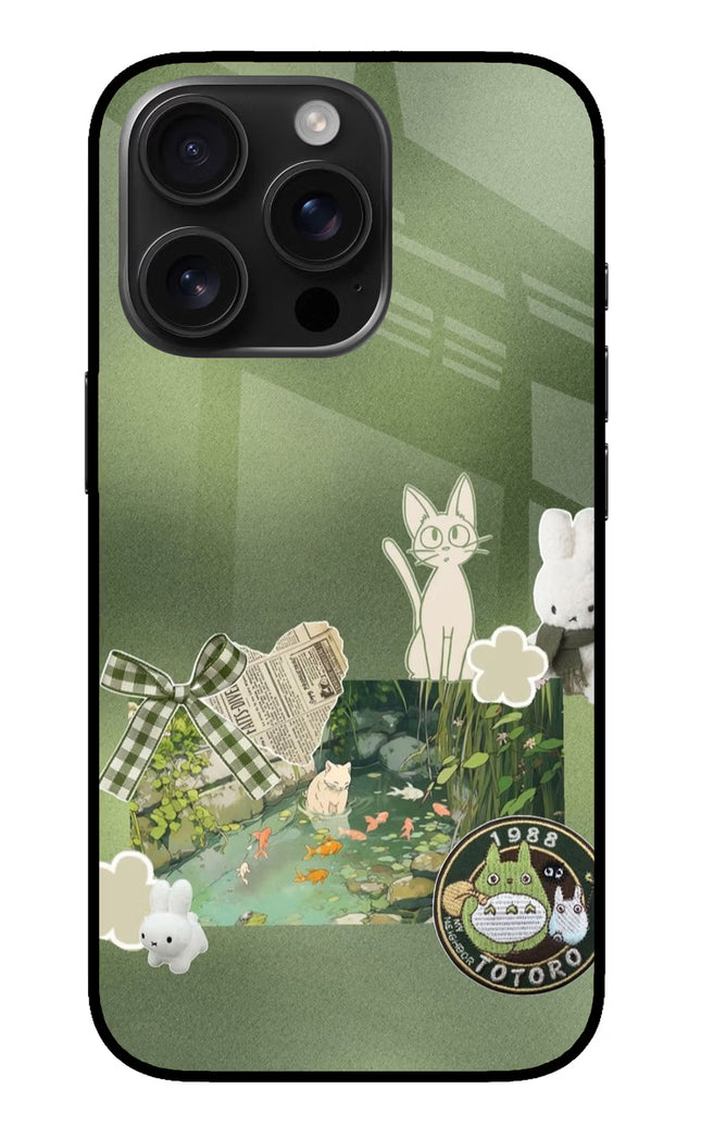 Aesthetic anime iPhone 16 Pro Glass Case