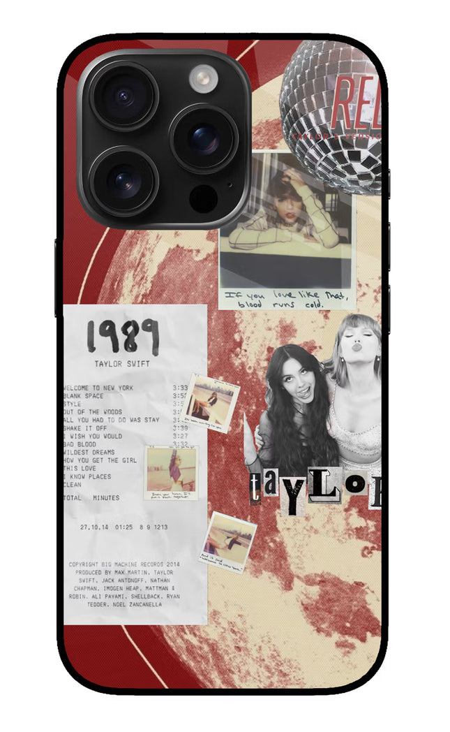 Taylor Swift iPhone 16 Pro Glass Case