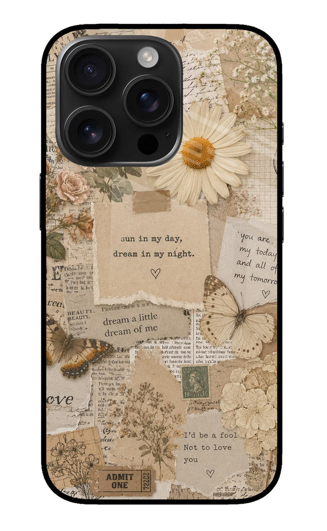 Vintage case iPhone 16 Pro Glass Case