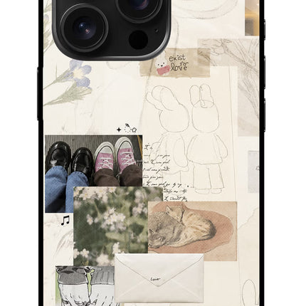 Soft Aesthetic iPhone 16 Pro Glass Case