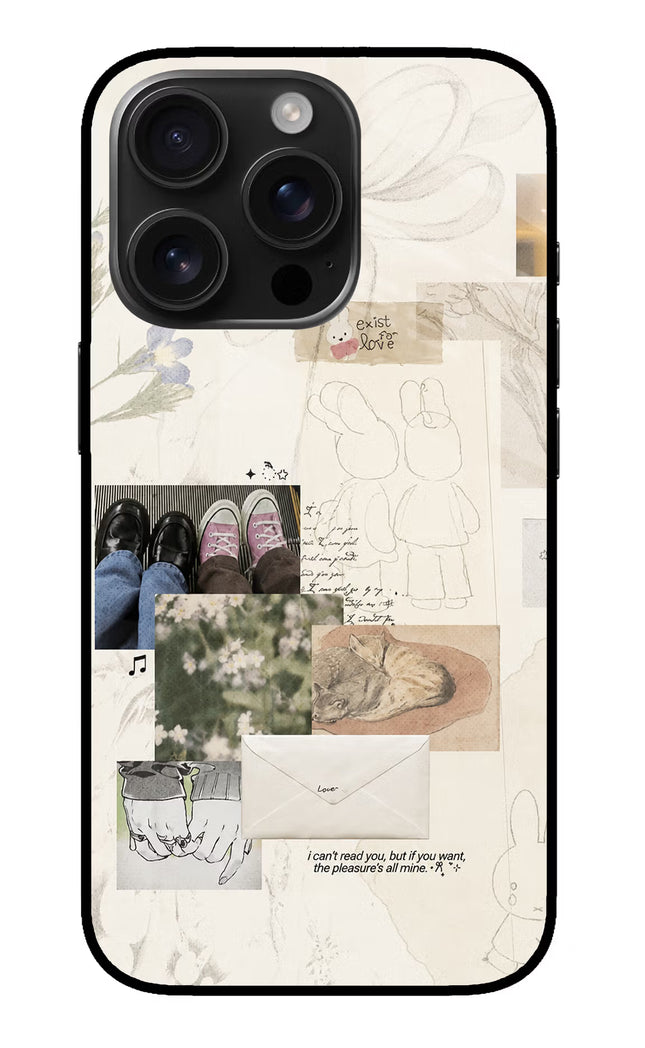 Soft Aesthetic iPhone 16 Pro Glass Case