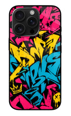 Graffiti Vibe iPhone 16 Pro Glass Case