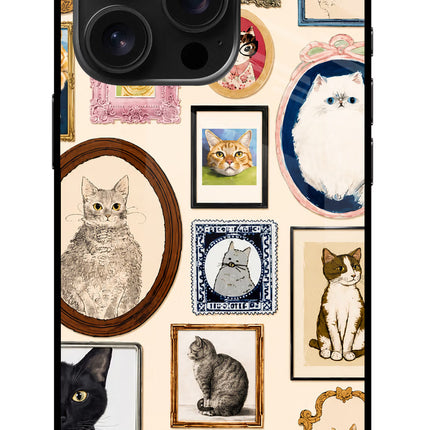 Mirror Cats iPhone 16 Pro Glass Case