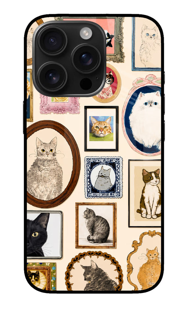 Mirror Cats iPhone 16 Pro Glass Case