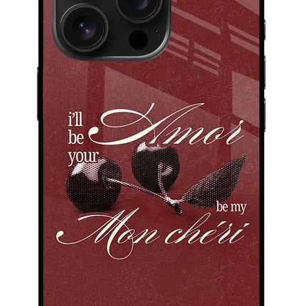 Velvet Cherry iPhone 16 Pro Glass Case