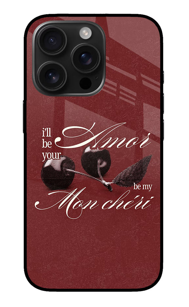 Velvet Cherry iPhone 16 Pro Glass Case