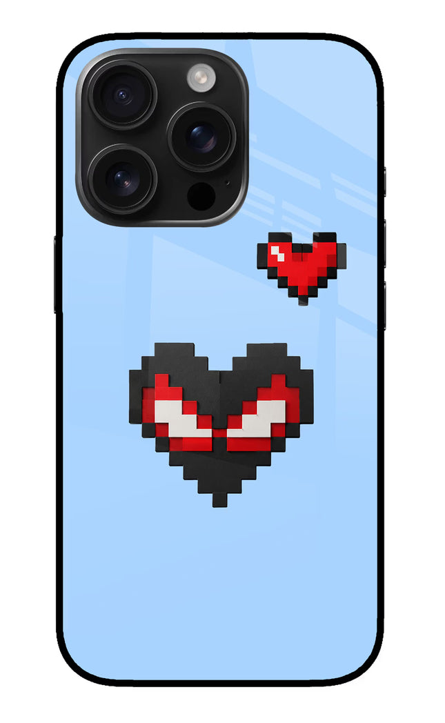Peter Heart iPhone 16 Pro Glass Case