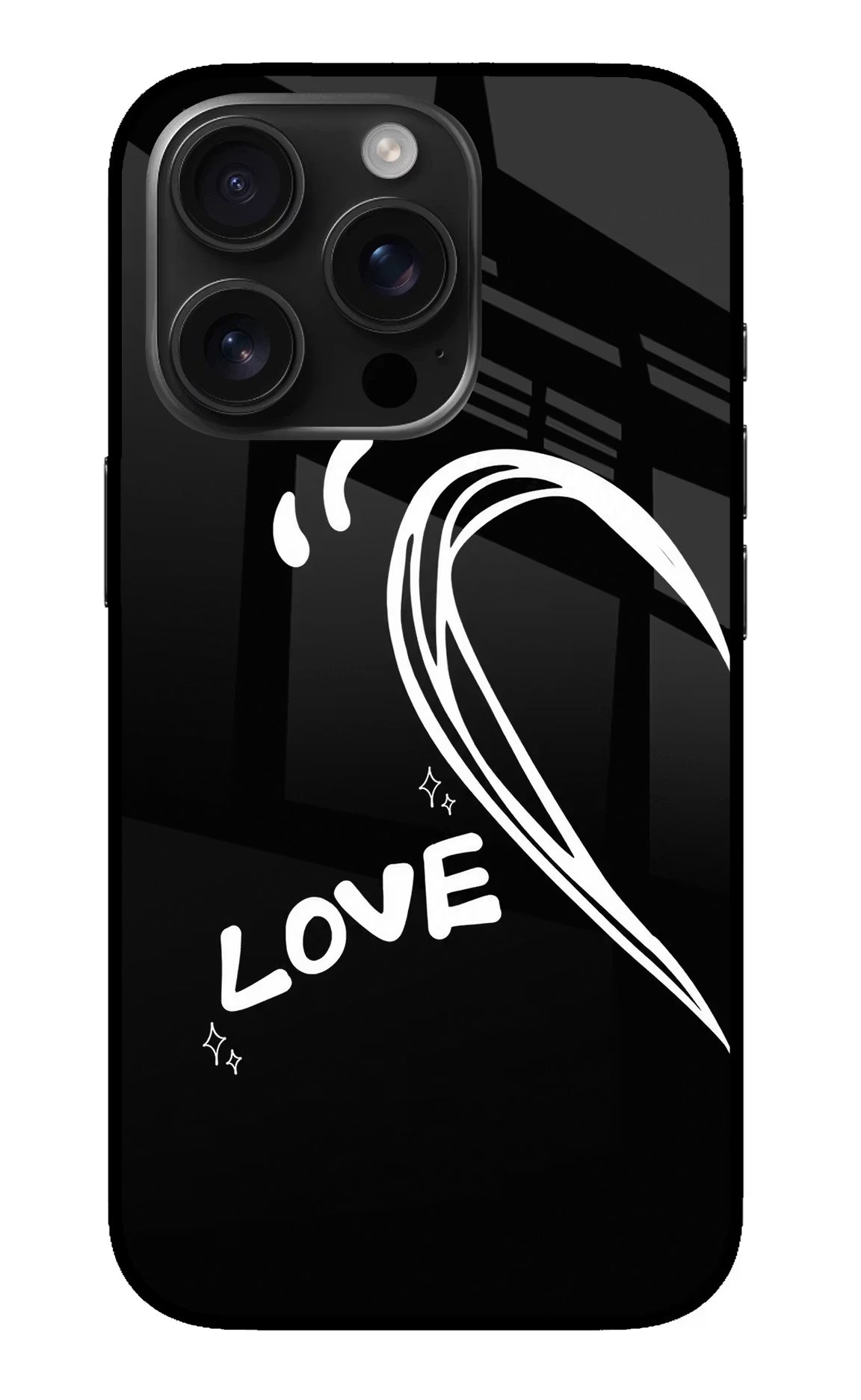 Love Line iPhone 16 Pro Glass Case