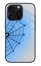Blue Web iPhone 16 Pro Glass Case