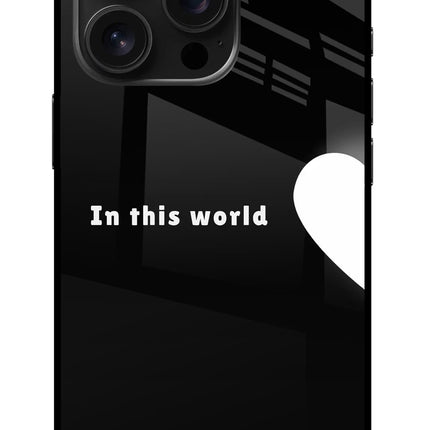 This World iPhone 16 Pro Glass Case
