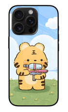 Tiger Treat iPhone 16 Pro Glass Case