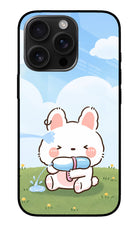 Bunny Treat iPhone 16 Pro Glass Case