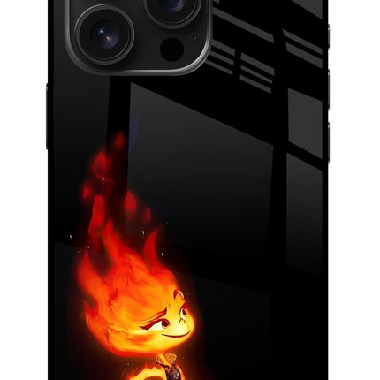 Ember Flame iPhone 16 Pro Glass Case