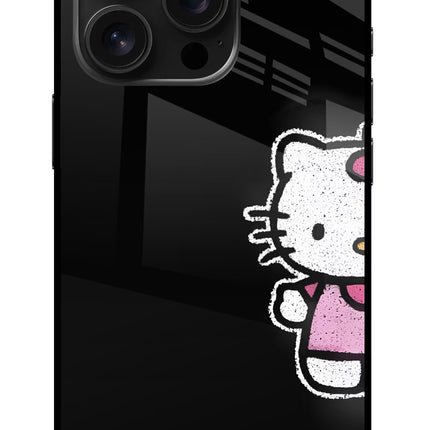 Kitty Charm iPhone 16 Pro Glass Case