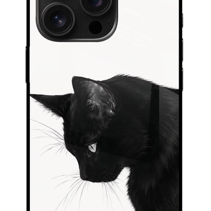 Shadow Gaze iPhone 16 Pro Glass Case