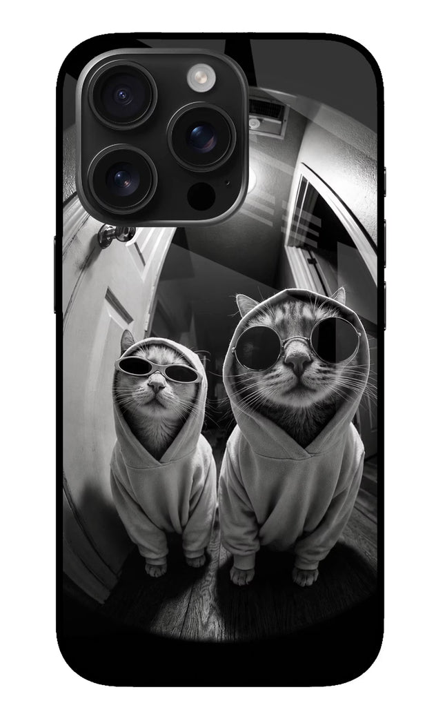 Hood Cats iPhone 16 Pro Glass Case