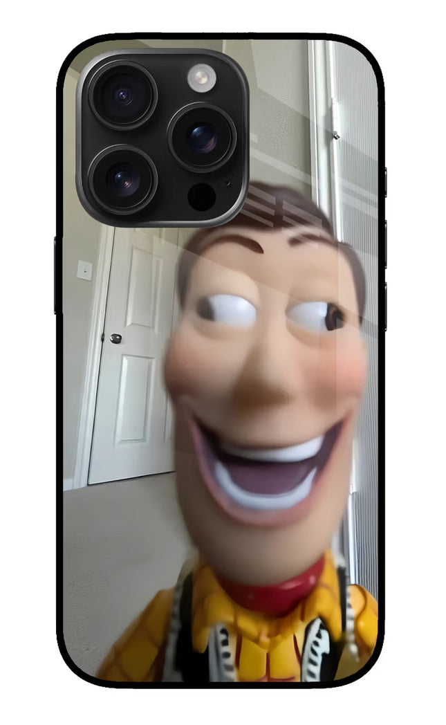 Side Eye Woody iPhone 16 Pro Glass Case