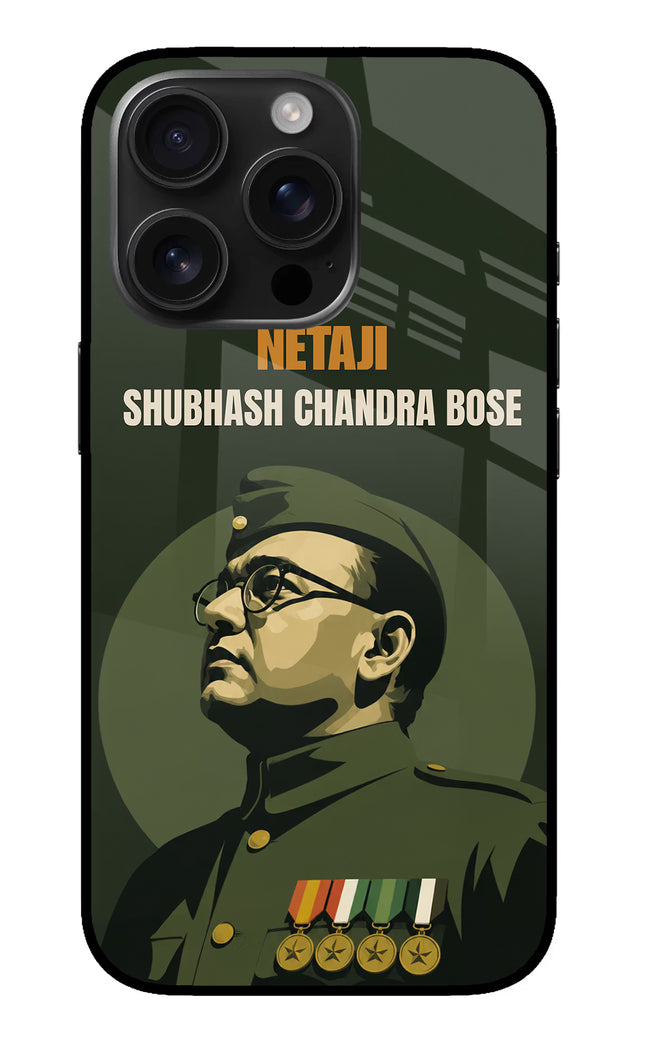 Netaji Legacy iPhone 16 Pro Glass Case
