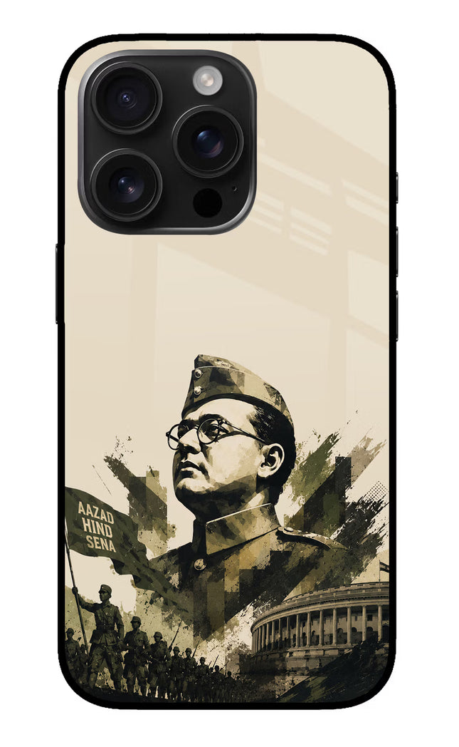 Netaji Rising iPhone 16 Pro Glass Case