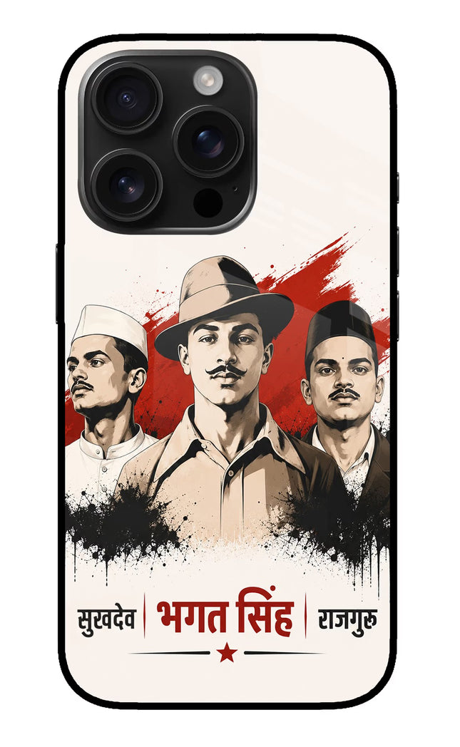 Sardar Patel Iron Will iPhone 16 Pro Glass Case